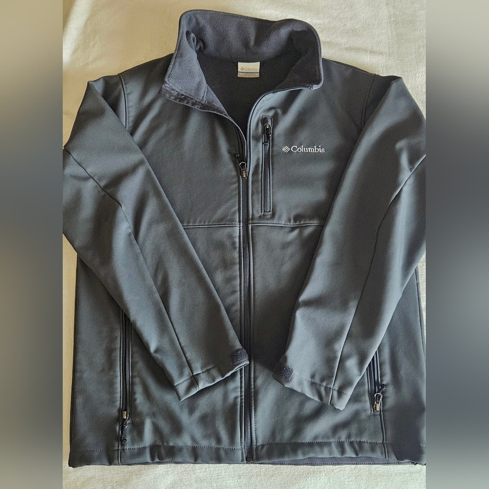 Columbia Gray Mens Full-Zip Jacket